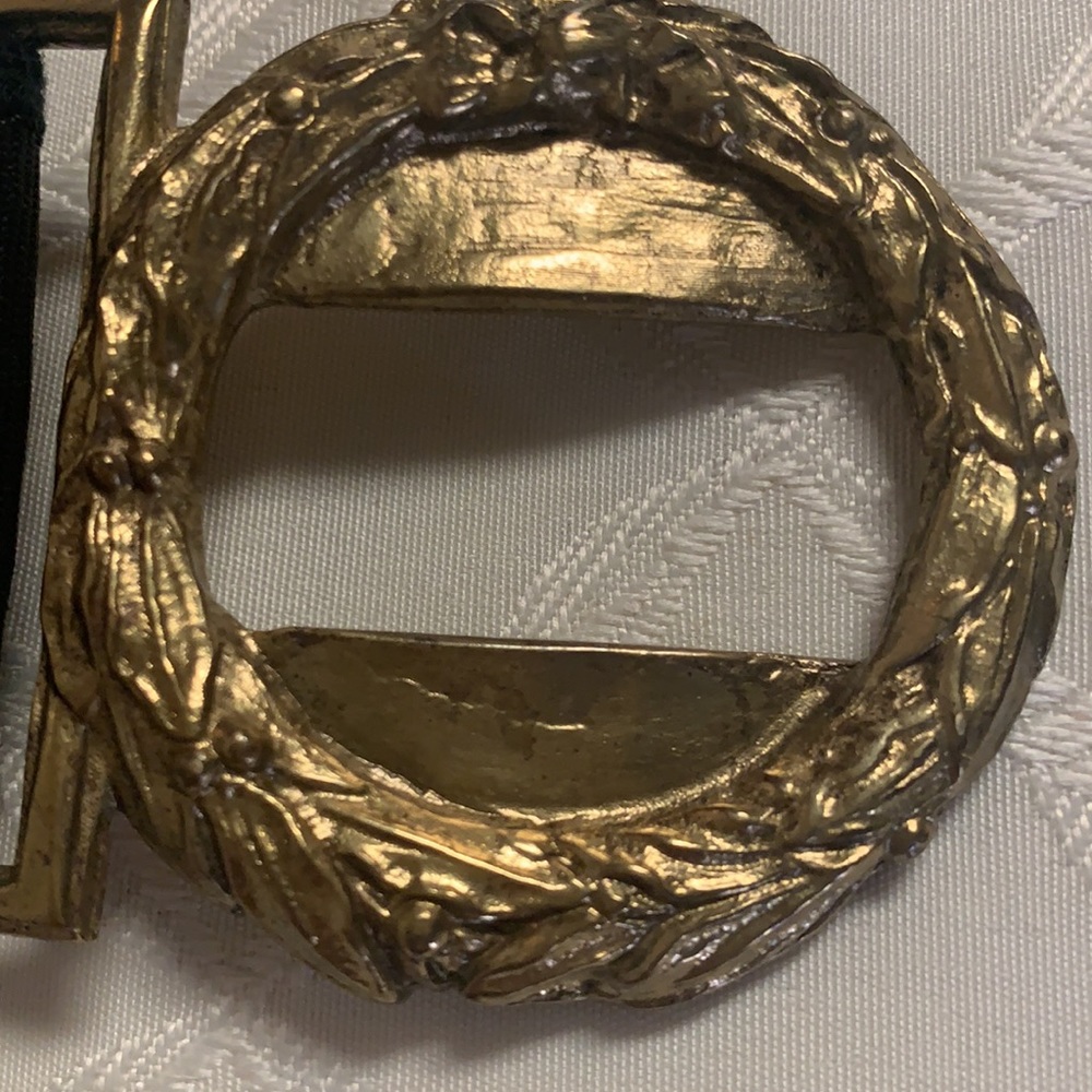 Elegant Black and Gold Women's Belt • Paula Cahen D’ Anver - Picture 7 of 8